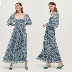 Hill House Home Women's The Grace Maxi Nap Dress Size Small